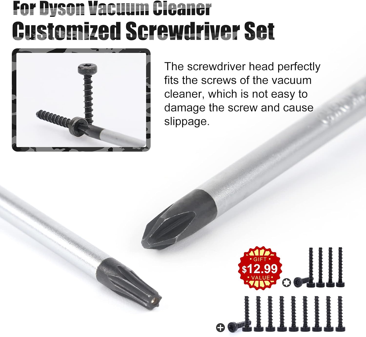 Customized Screwdriver Compatible with Dyson V6 V7 V8 V10 V11 V15 Vacuum - Image 2