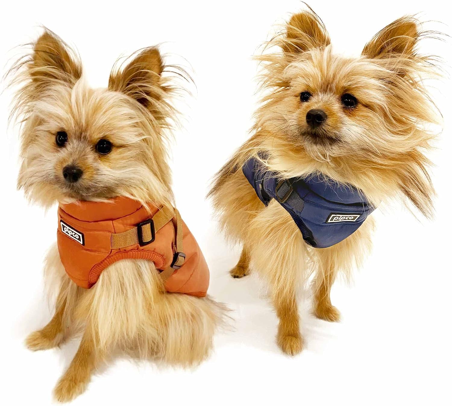 Dog Puffer Jacket with in-Built Harness | Water Resistant, Windproof Winter - Image 4