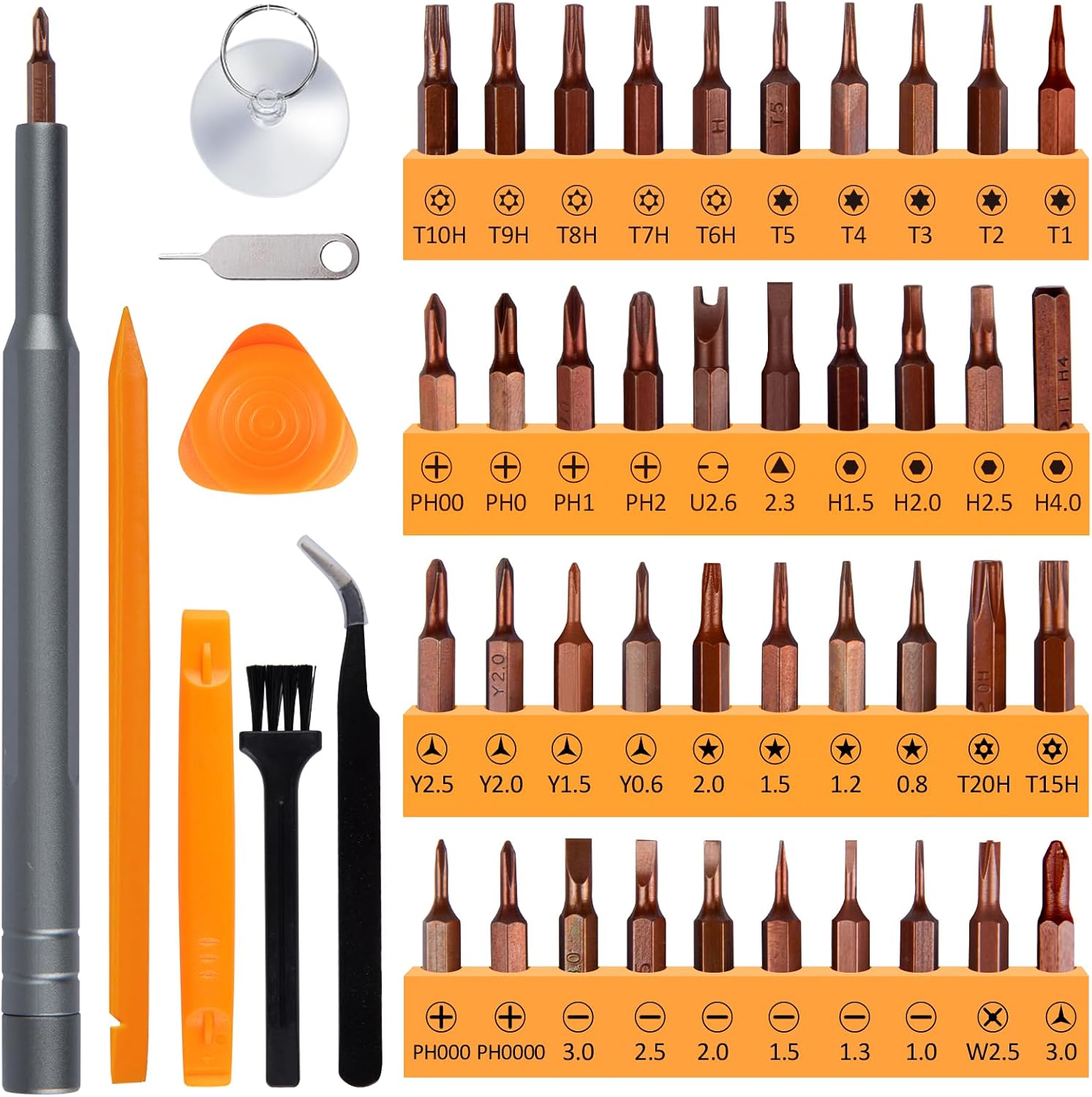 48 pieces precision mechanic screwdriver set, mini tool set with Torx - Image 9