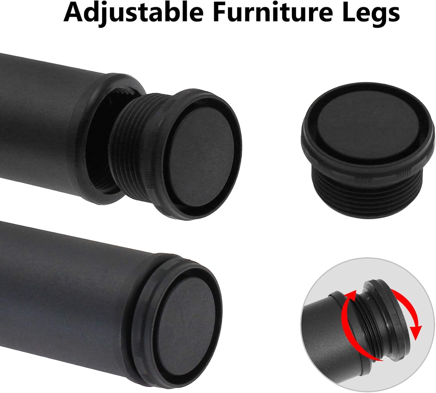 4pcs Adjustable Furniture Legs, 10 Inch / 250 mm Stainless Steel Furniture Legs - Image 5