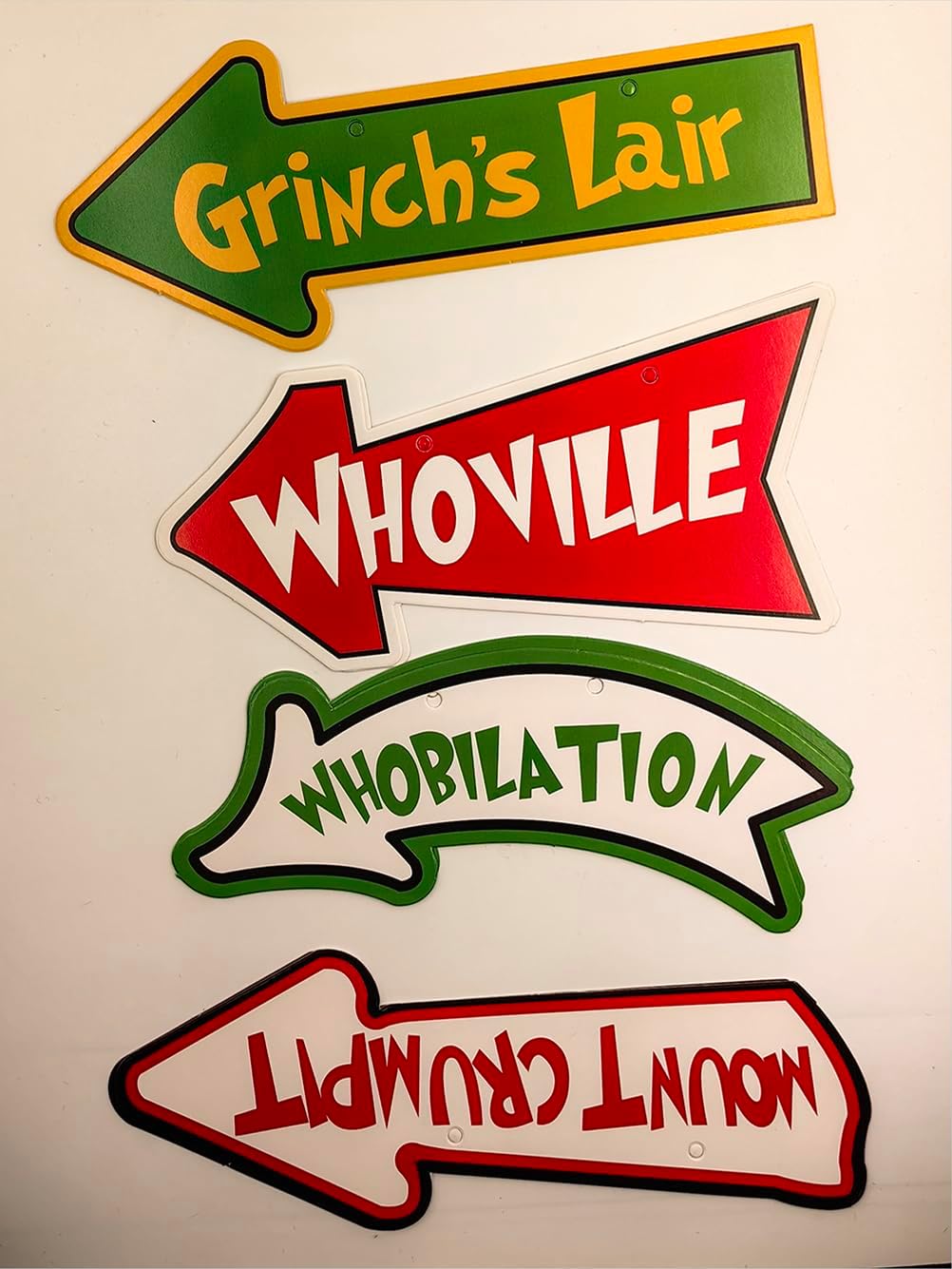 Christmas Tree Decorations, 16Pcs Grinch Christmas Ornament Paper Cards Hanging - Image 3