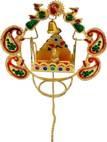 Krishna Janmashtami Jhula 2 Peacock Ladoo Gopal Jhula Bal Gopal Lord Krishna