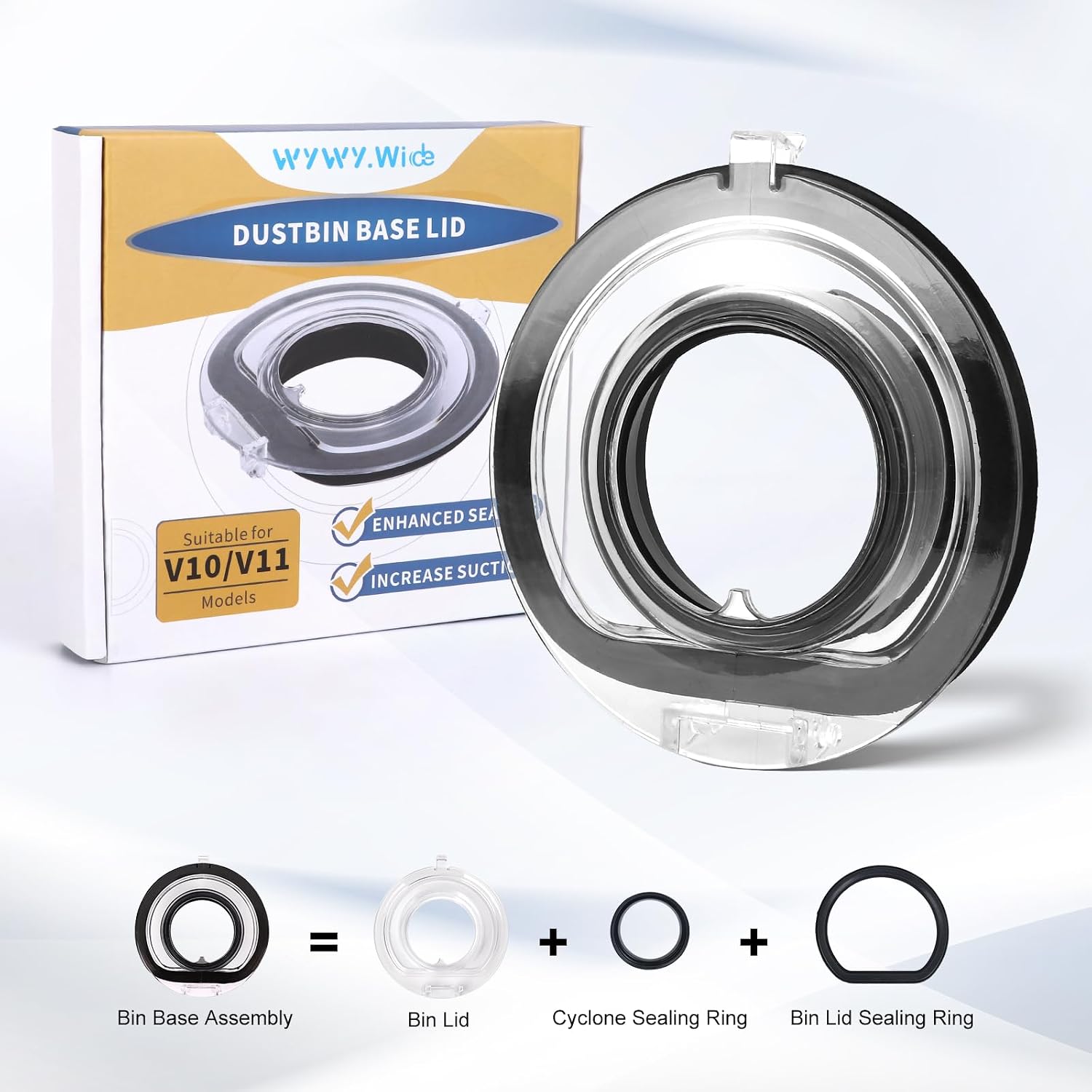 Dust Bin Lid Replacement for Dyson V10 V11 V15 SV12 SV14 SV15 SV22 Vacuum - Image 6