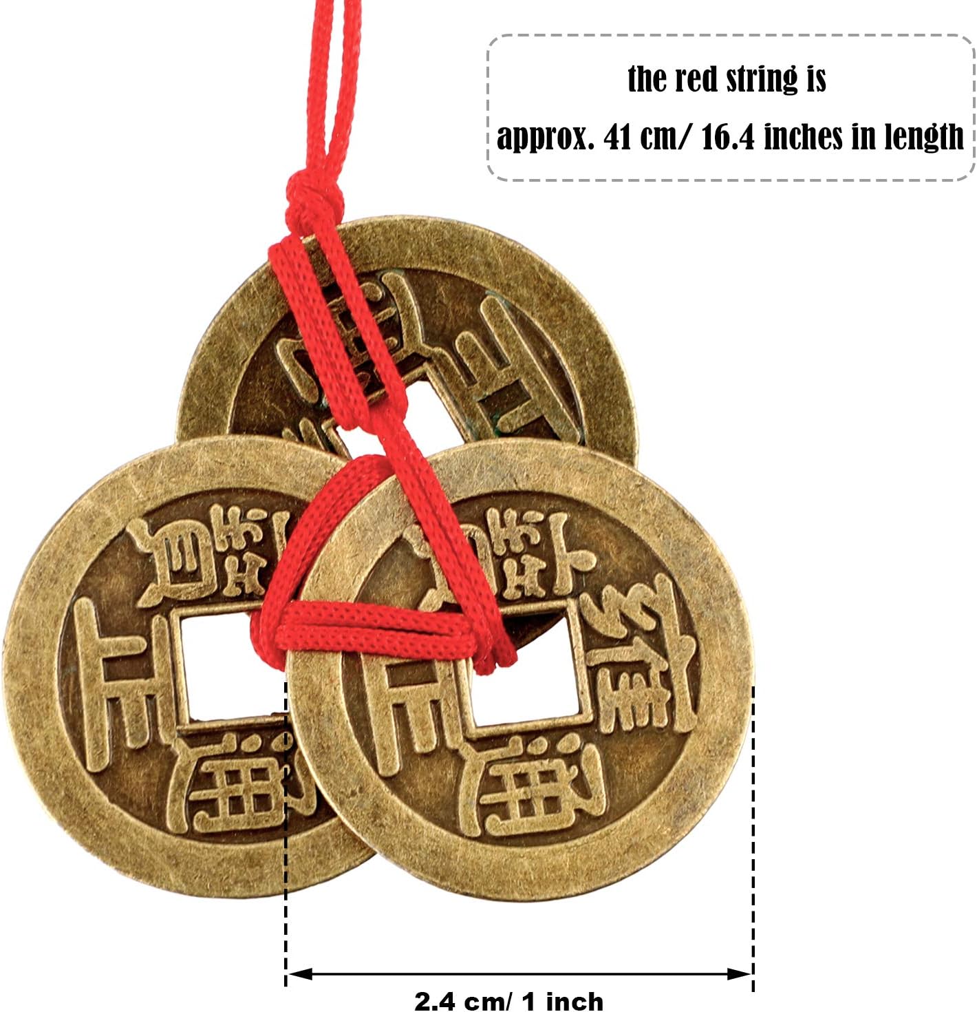 Chinese Fortune Coins Feng Shui Coins I-Ching Coins Traditional Coins (30pcs) - Image 7