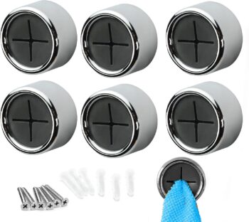 6 Pcs Towel Hook, Self Adhesive Dish Towel Holder, Towel Hanger