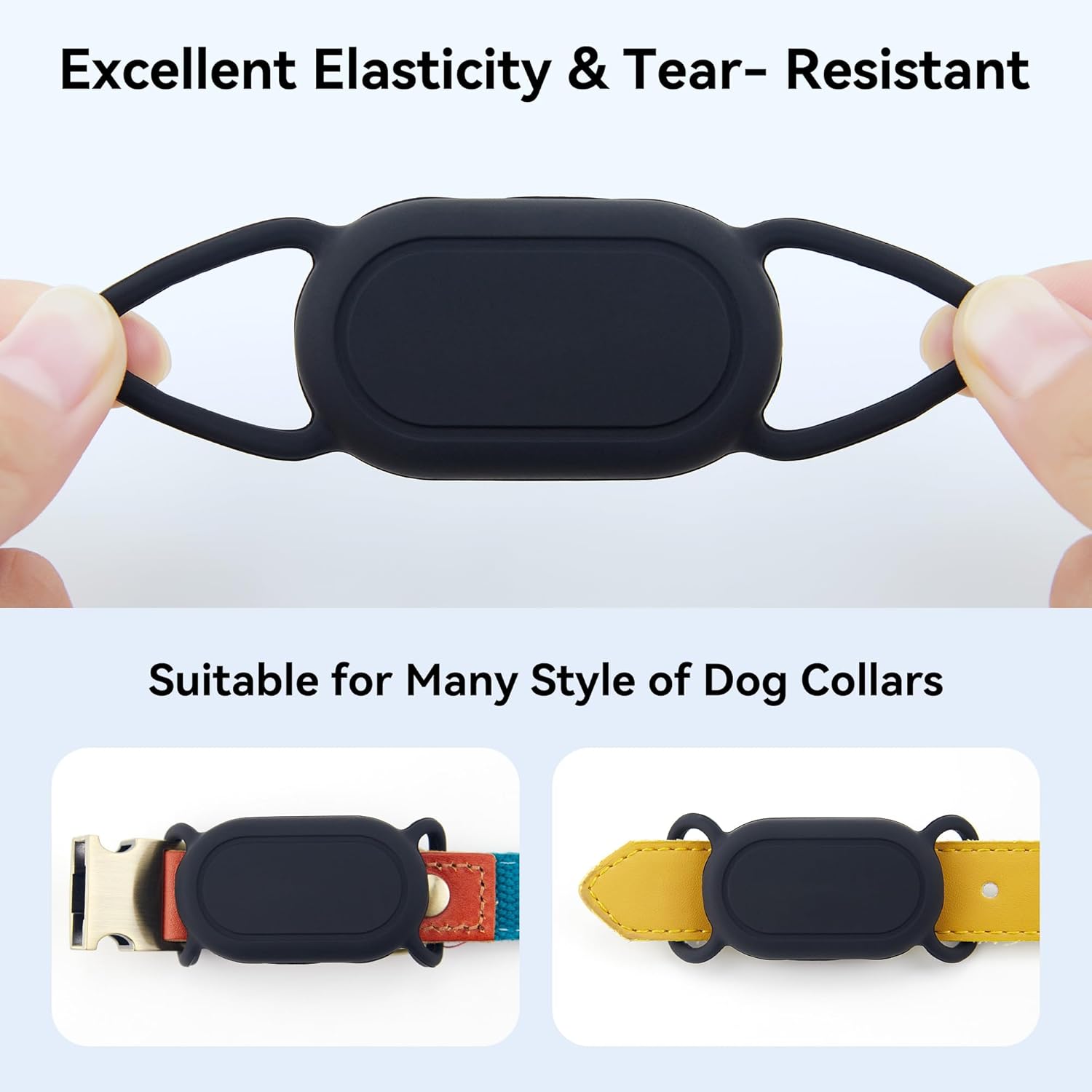 Dog Collar Holder(2 Pack) for Galaxy Smarttag2, Waterproof Silicone Case for Pet - Image 3