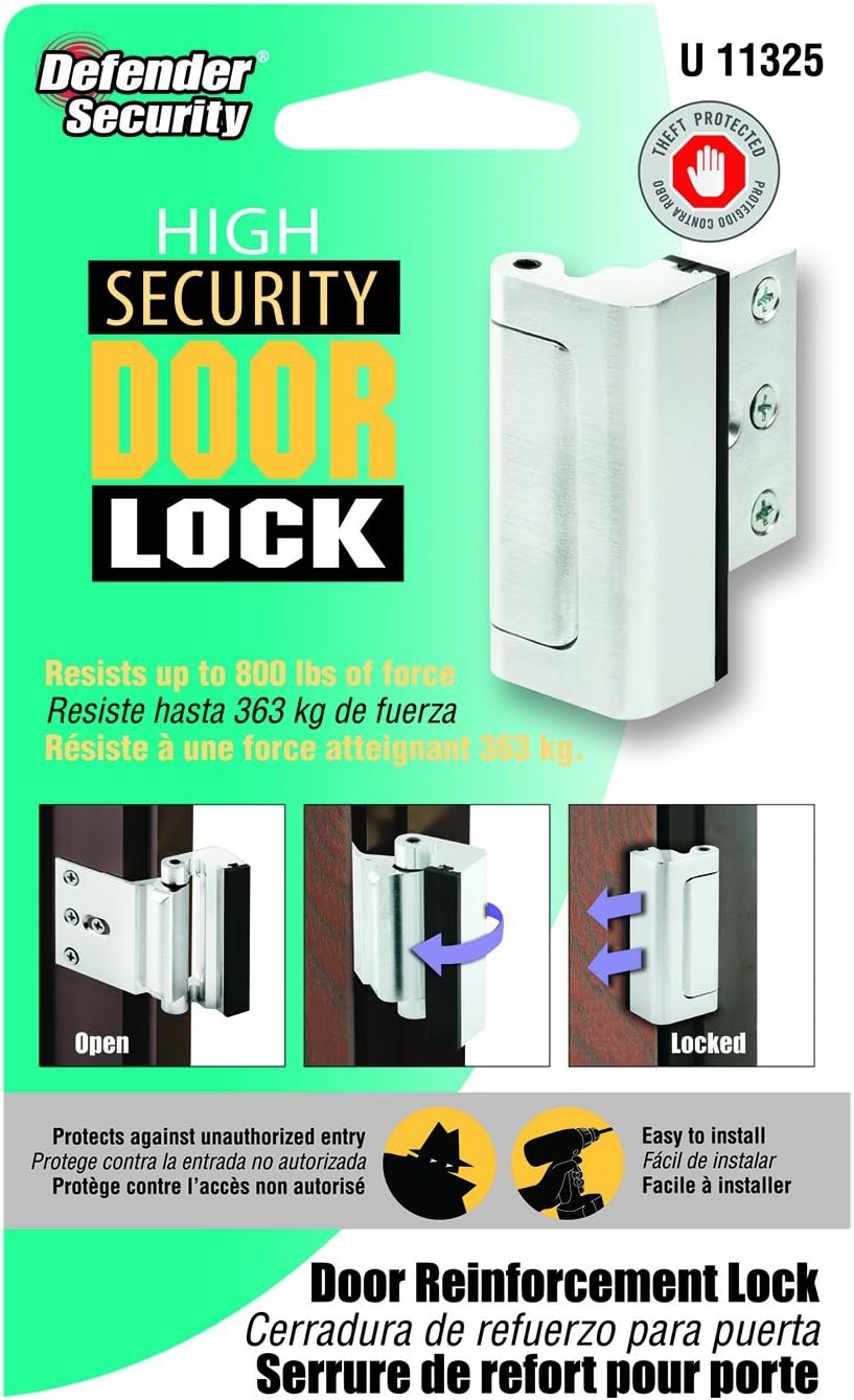 Door Reinforcement Lock – Add Extra, High to Your Home and Prevent - Image 4