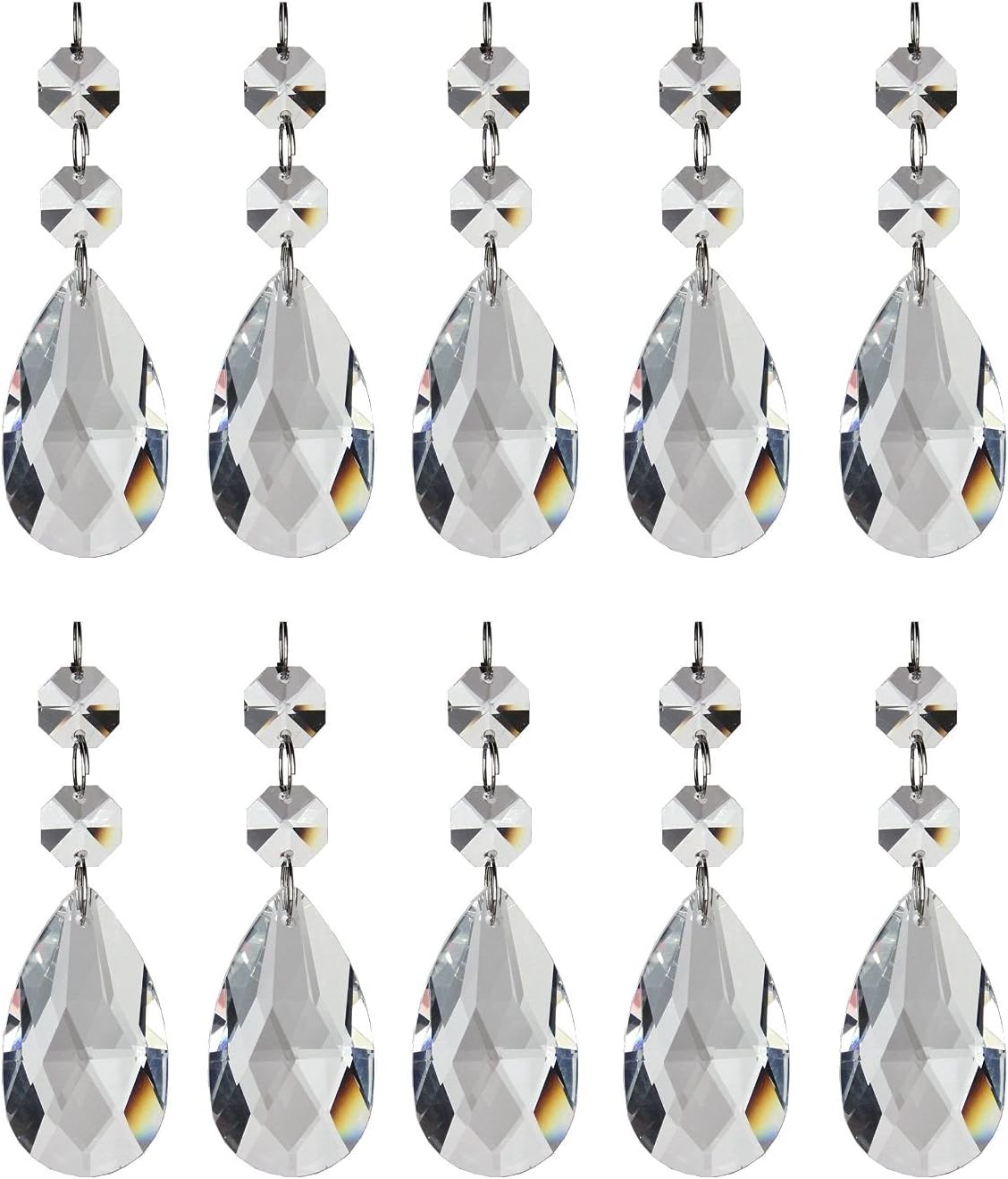 Teardrop Crystal, Pack of 10