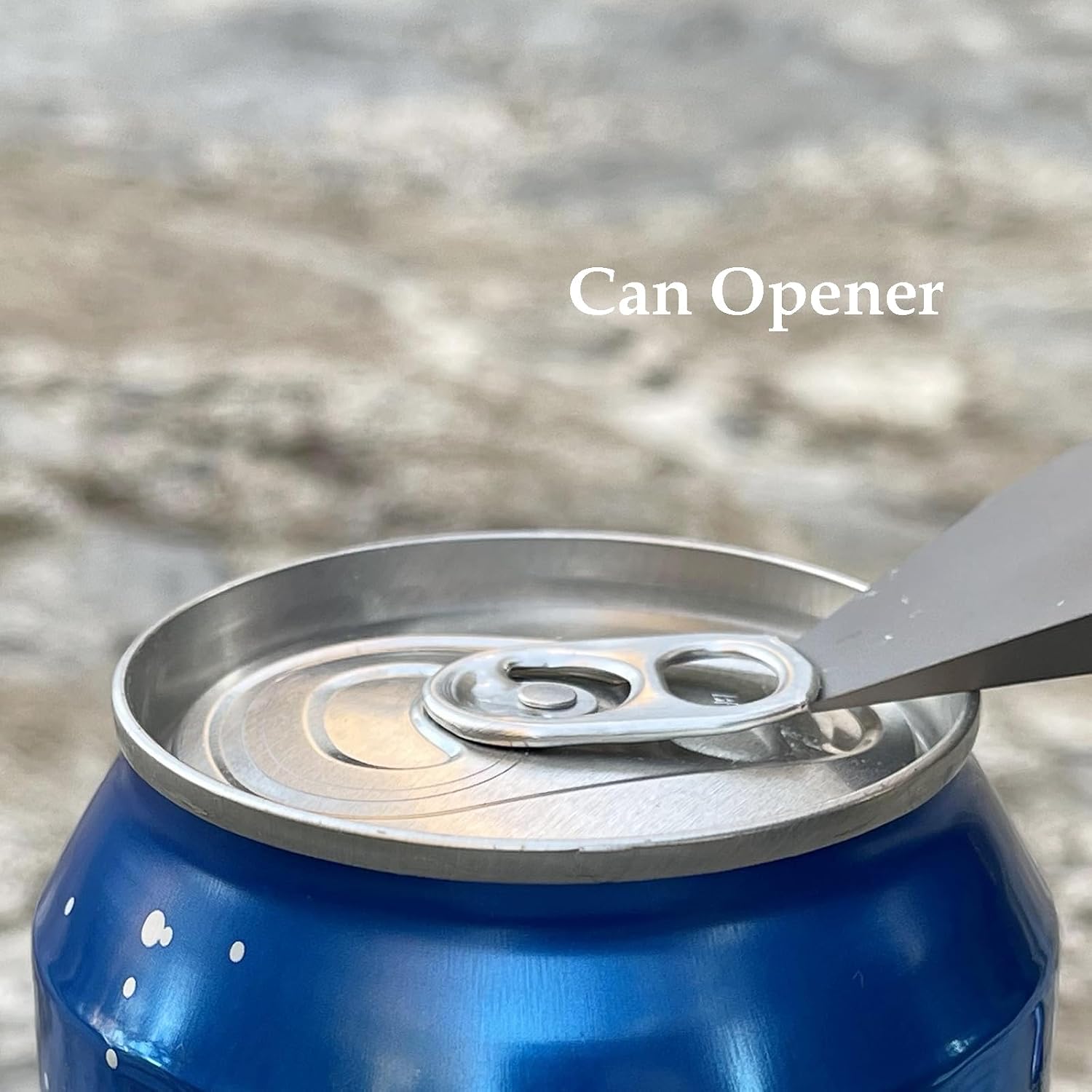 Titanium EDC Pry Bar Multi Tool Bottle Opener Nail Puller Crowbar Wrench - Image 7
