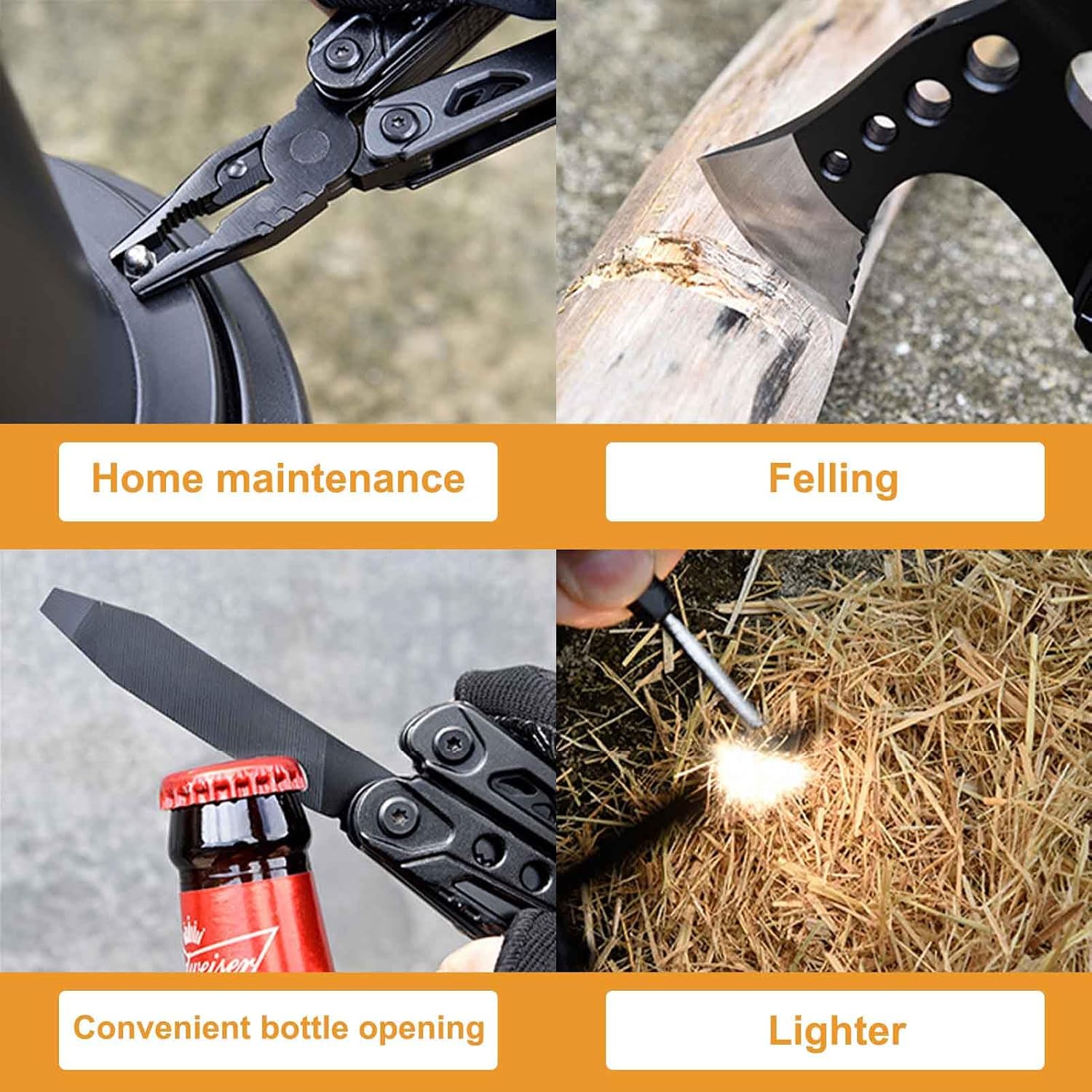 15 in 1 Camping Multi-Tool, Perfect for Men, Fathers, and Husbands - Image 6