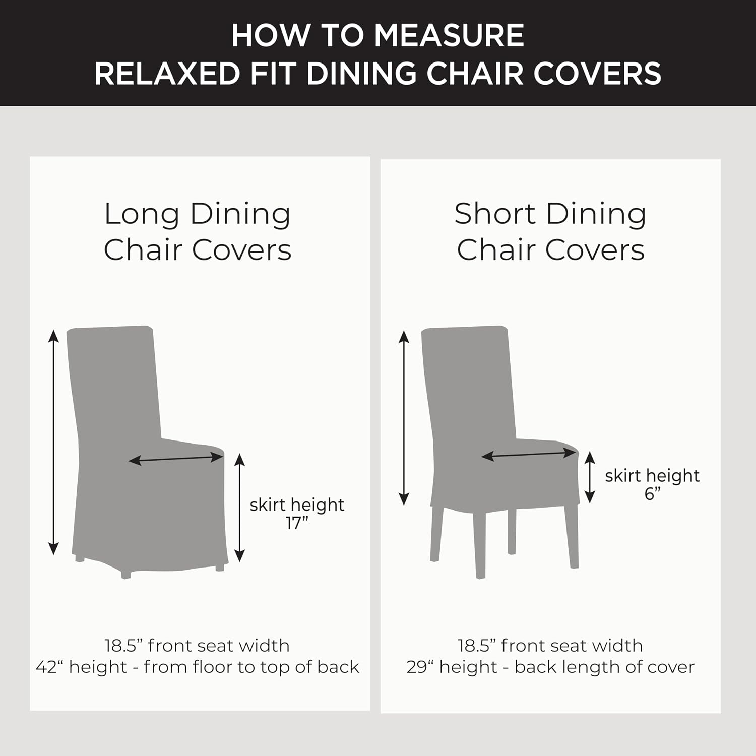 Long Dining Chair Slipcover - Cotton Duck - Up to 42 Inches Tall - Image 4