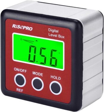 Digital Level Box Angle Gauge Protractor Inclinometer Bevel Box with Magnet Base