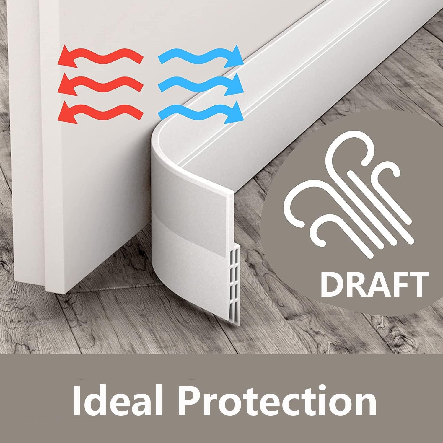 Door Seal Strip, 3 Feets Door Draft Stopper Under Door Seal - Image 2
