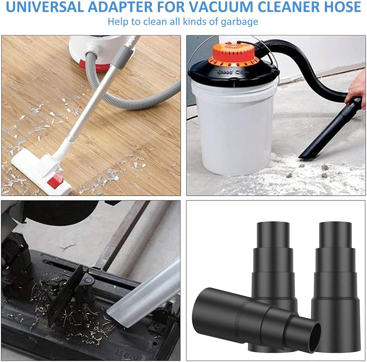 Vacuum Hose Adapter Universal Vacuum Attachment Adapter Vacuum Cleaner Dust - Image 7