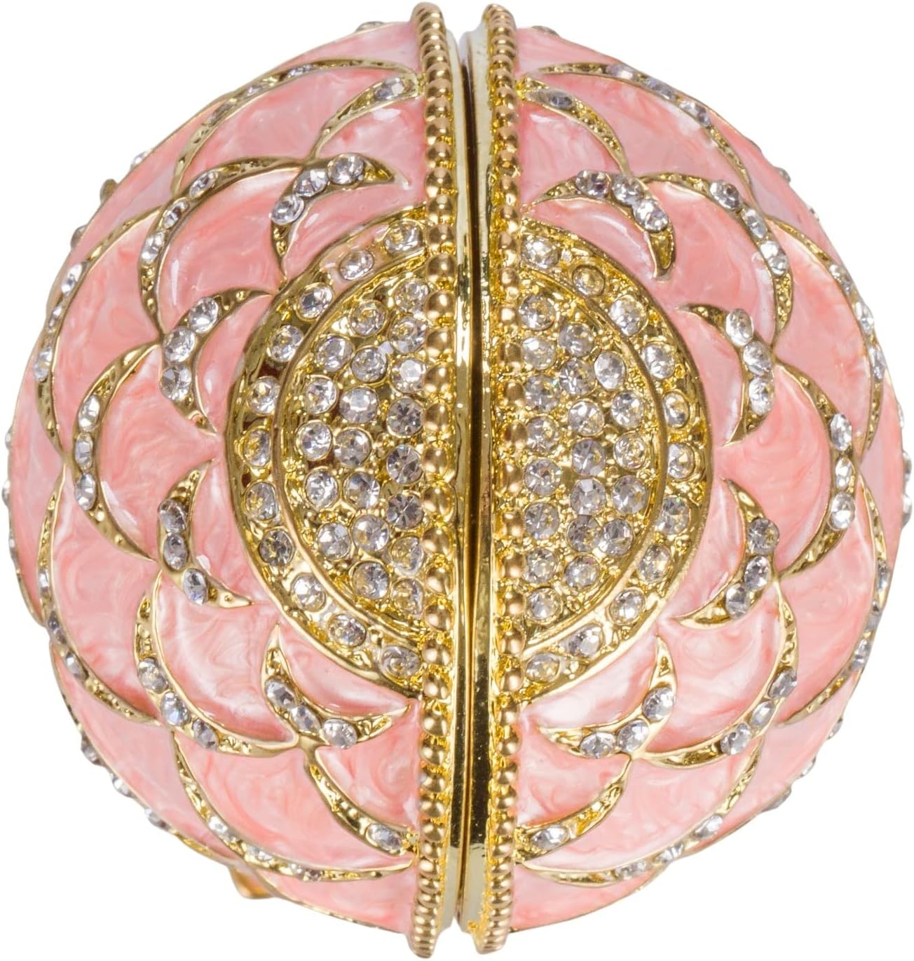 Faberge Style Pinecone Egg with Elephant 12 cm Pink - Image 7