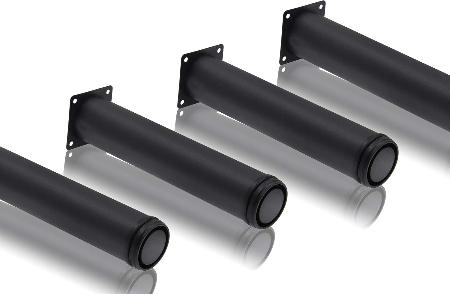 4pcs Adjustable Furniture Legs, 10 Inch / 250 mm Stainless Steel Furniture Legs - Image 2