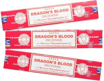 Satya Nag Champa Dragon's Blood Incense Sticks 3 Packs 3-PACKS