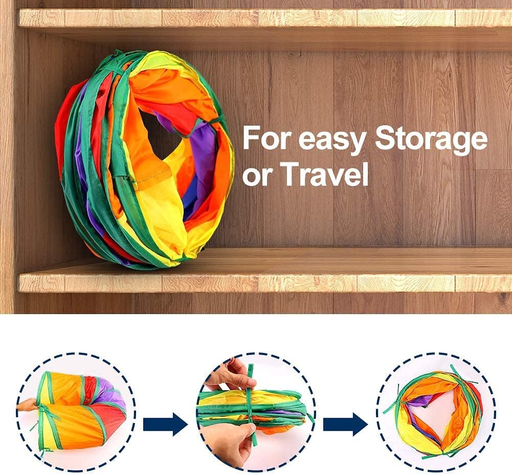 Cat Tunnel Tube S Tunnels: Cat Toys-Extensible Collapsible Cat Play Tent - Image 7