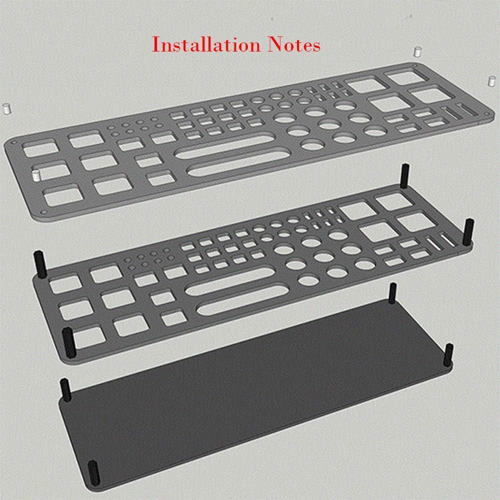 Screwdriver Organizers Screwdriver Storage Rack, 63 Holes Multi-Function Acrylic - Image 4