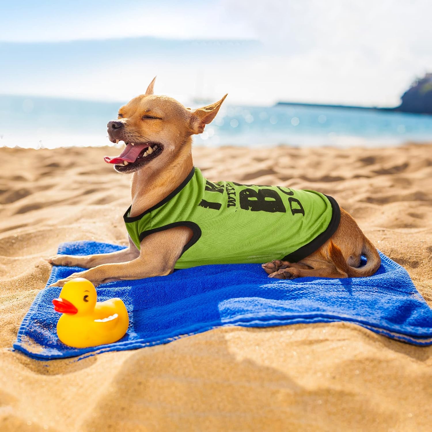 8 Pieces Dog Shirts Boy Funny Printed Puppy Shirts Summer Male Soft Dog Clothes - Image 5