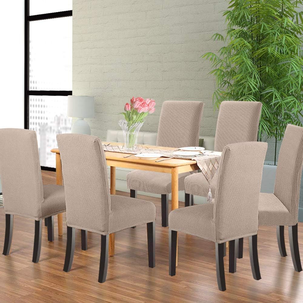 Dining Chair Covers Seat Parson Chair Slipcover for Dining Room Set of 4 - Image 2