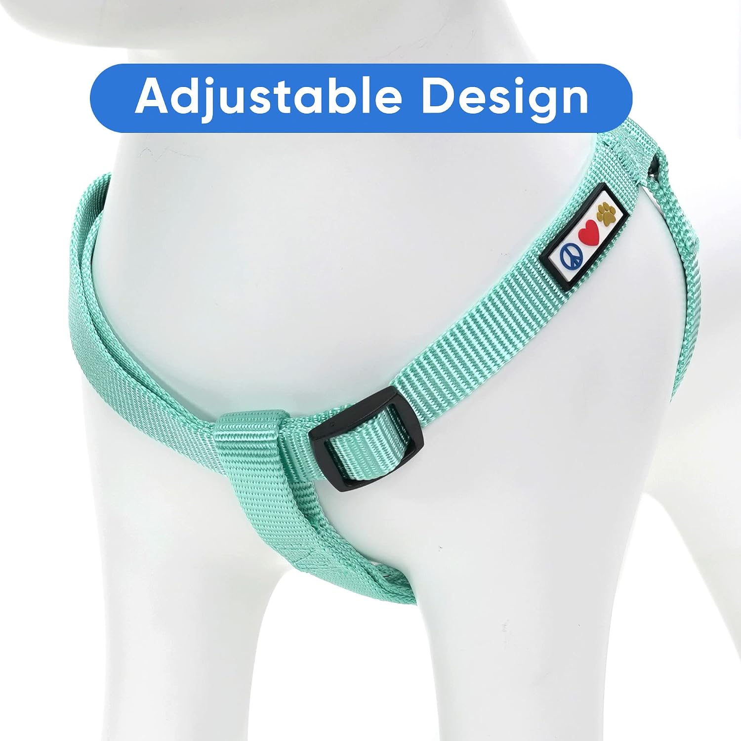 Solid Color Step in Dog Harness Or Vest Harness Dog Training Walking - Image 4