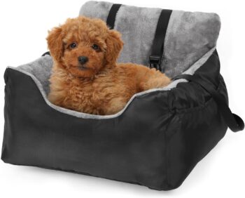 Pet Dog Booster Car Seat with Bed at Home for Small Dogs, Cats, Large Dogs
