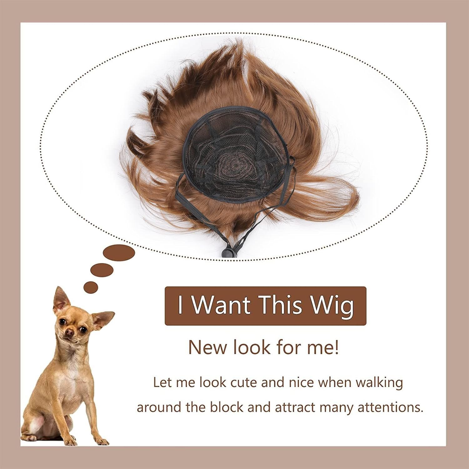 Dog Costume Cat Apparel Dog Toys Curly Braids Headgear Wigs Styling - Image 7