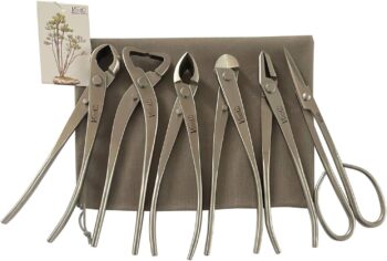 6-Piece Bonsai Tool Set,Knob Cutter,Trunk Splitter,Concave Cutter,Wire
