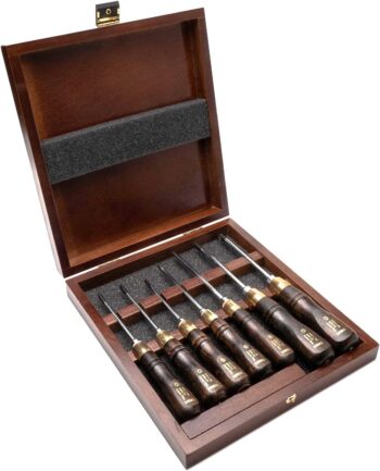 Wooden Handle Screwdriver Set 7-Pieces