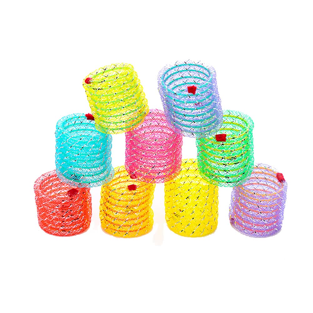 Cat Spring Toys Colorful Coil Spring Action Cat Toy Stretchable Pet Play Toy - Image 6