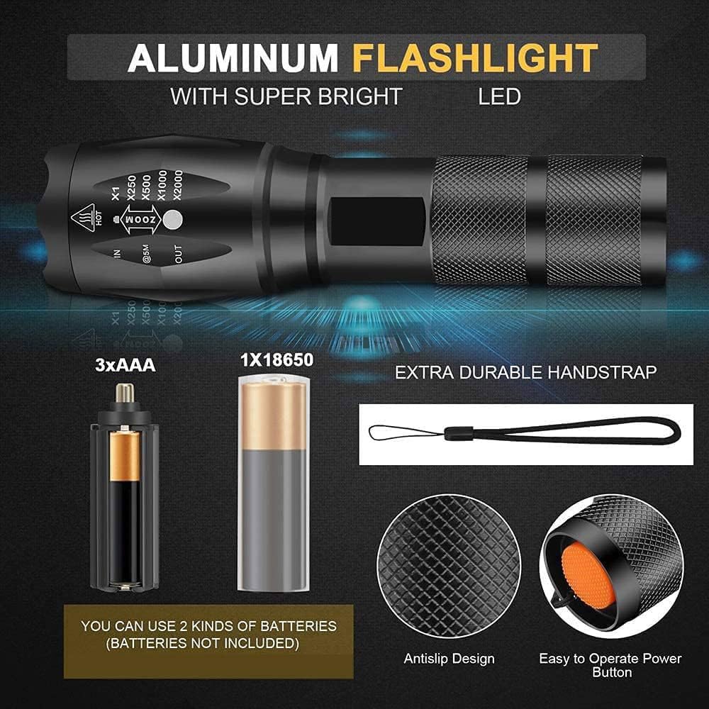 LED Flashlights High Lumens - Flashlights for Camping, Hiking, Walking - Image 4