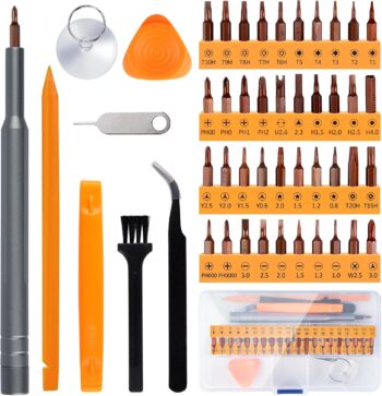 48 pieces precision mechanic screwdriver set, mini tool set with Torx