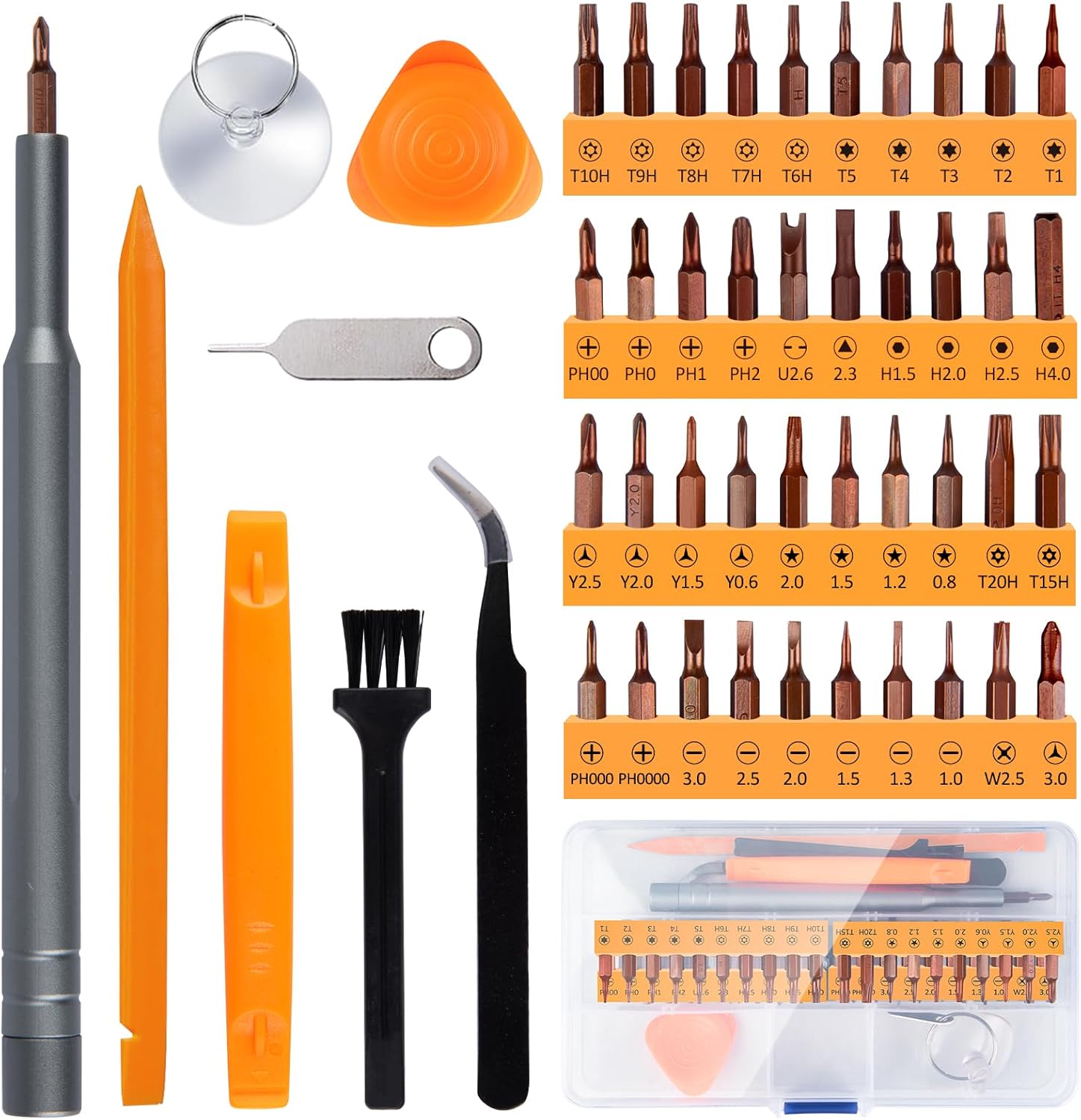 48 pieces precision mechanic screwdriver set, mini tool set with Torx