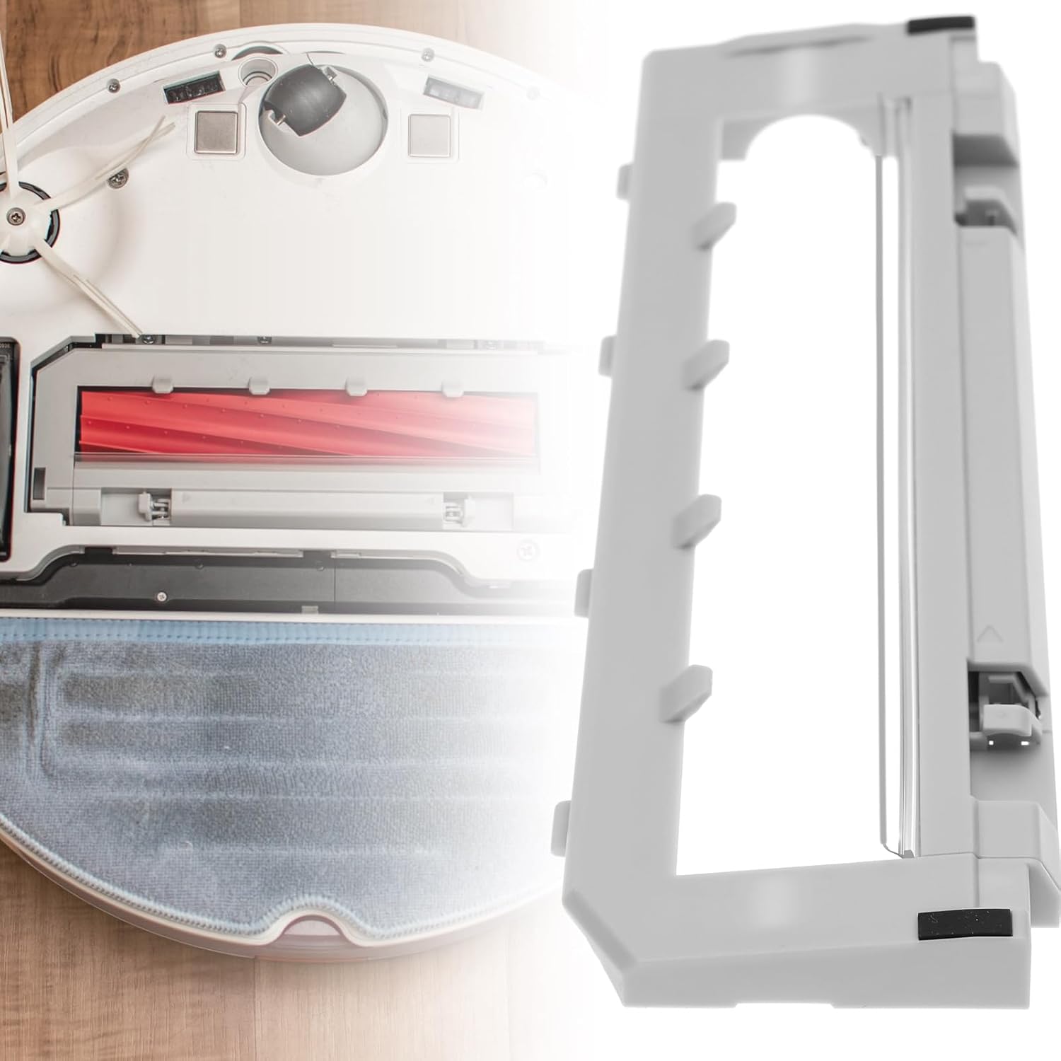 Main Brush Cover Vacuum Cleaner Accessories Compatible with Roborock S7/S7+ - Image 3