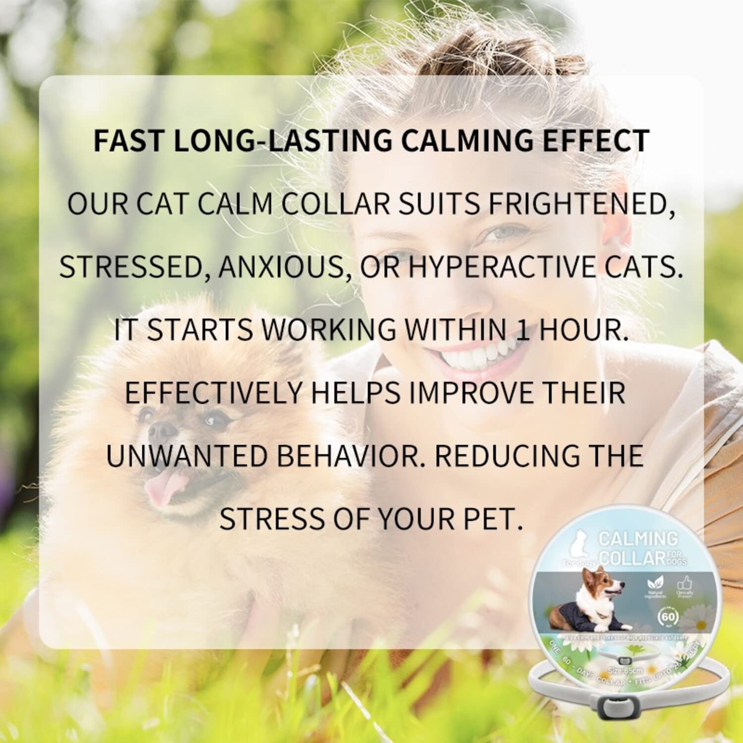Calming Collar for Dogs Reduce Anxiety for Your Pets Pheromone Calm Collars - Image 9