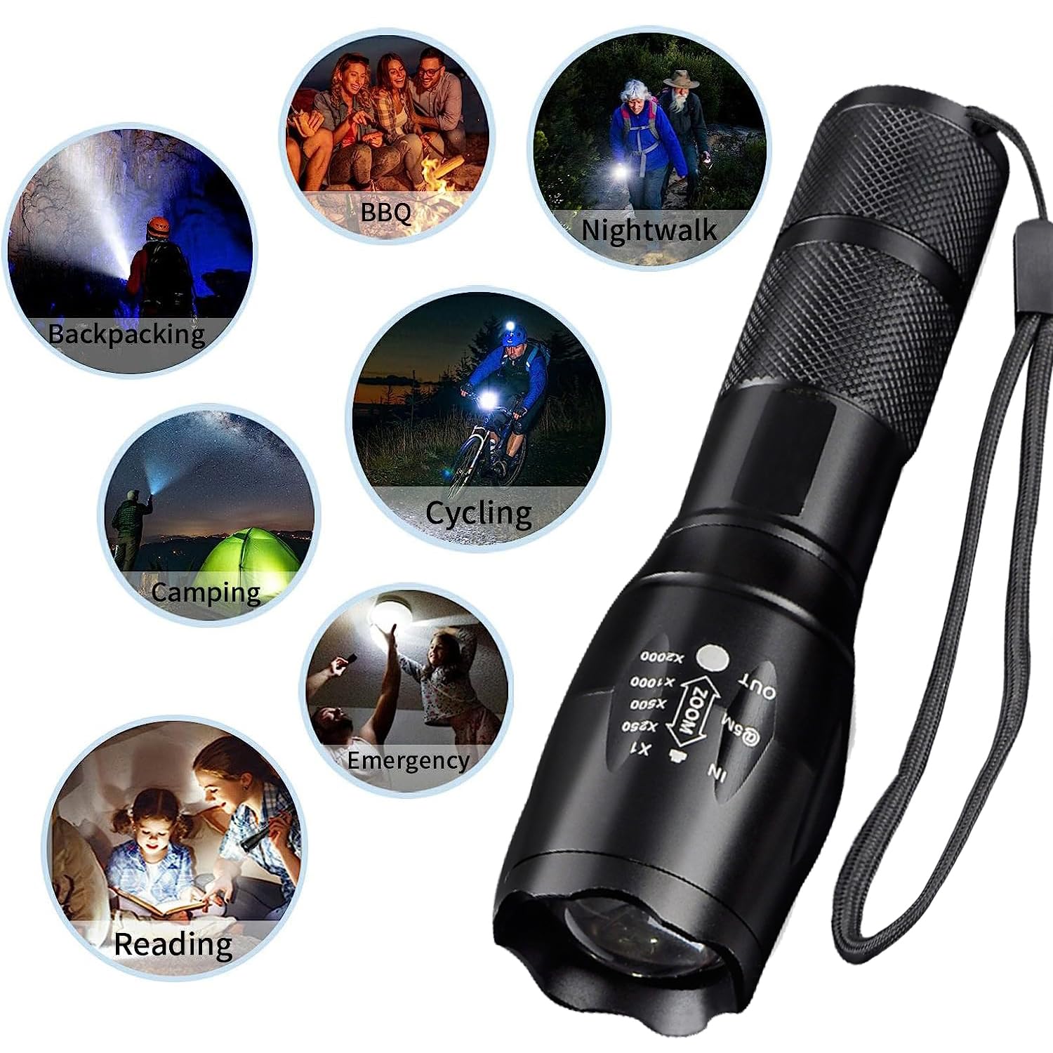 LED Flashlights High Lumens - Flashlights for Camping, Hiking, Walking - Image 7