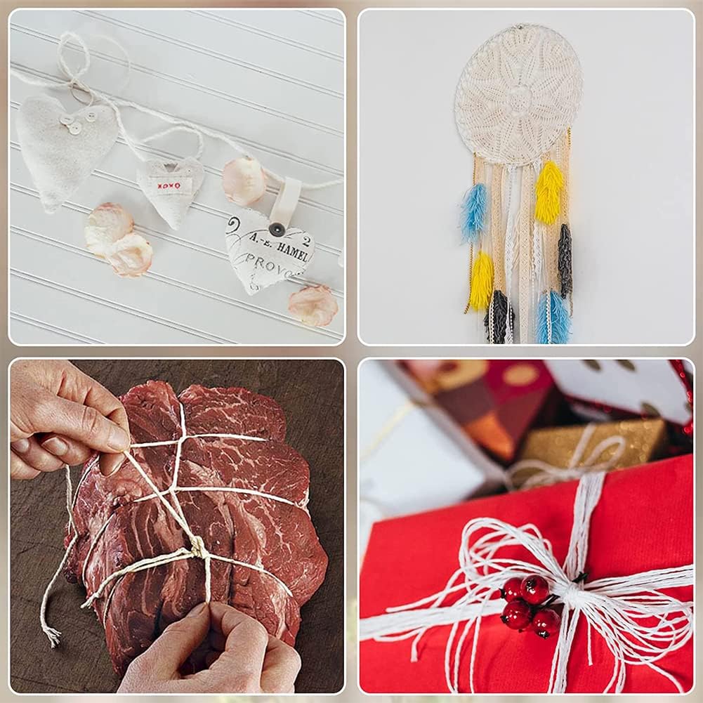 328feet Natural Cotton String for Tying Meat, Making Sausage, Baking Christmas - Image 2