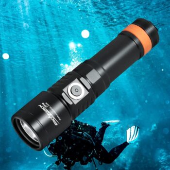Scuba Diving Light, 3000 Lumens Super Bright Underwater