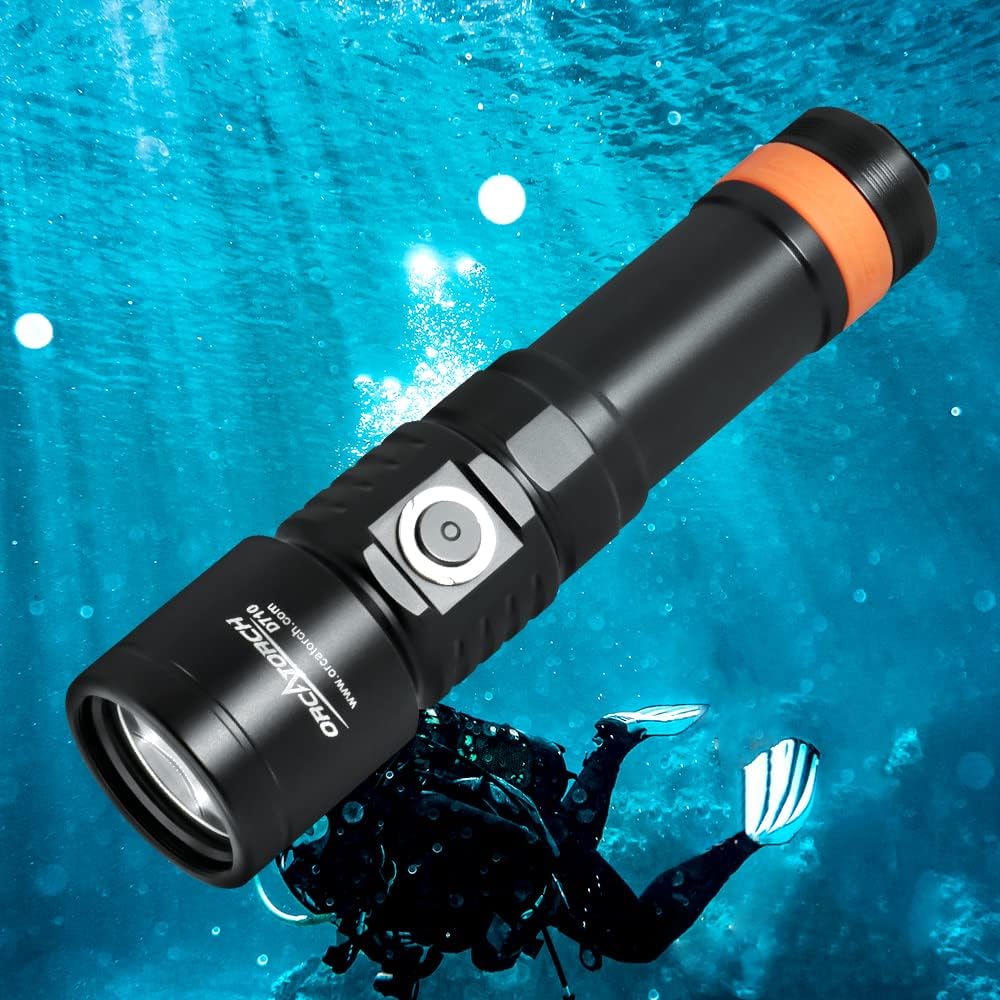 Scuba Diving Light, 3000 Lumens Super Bright Underwater