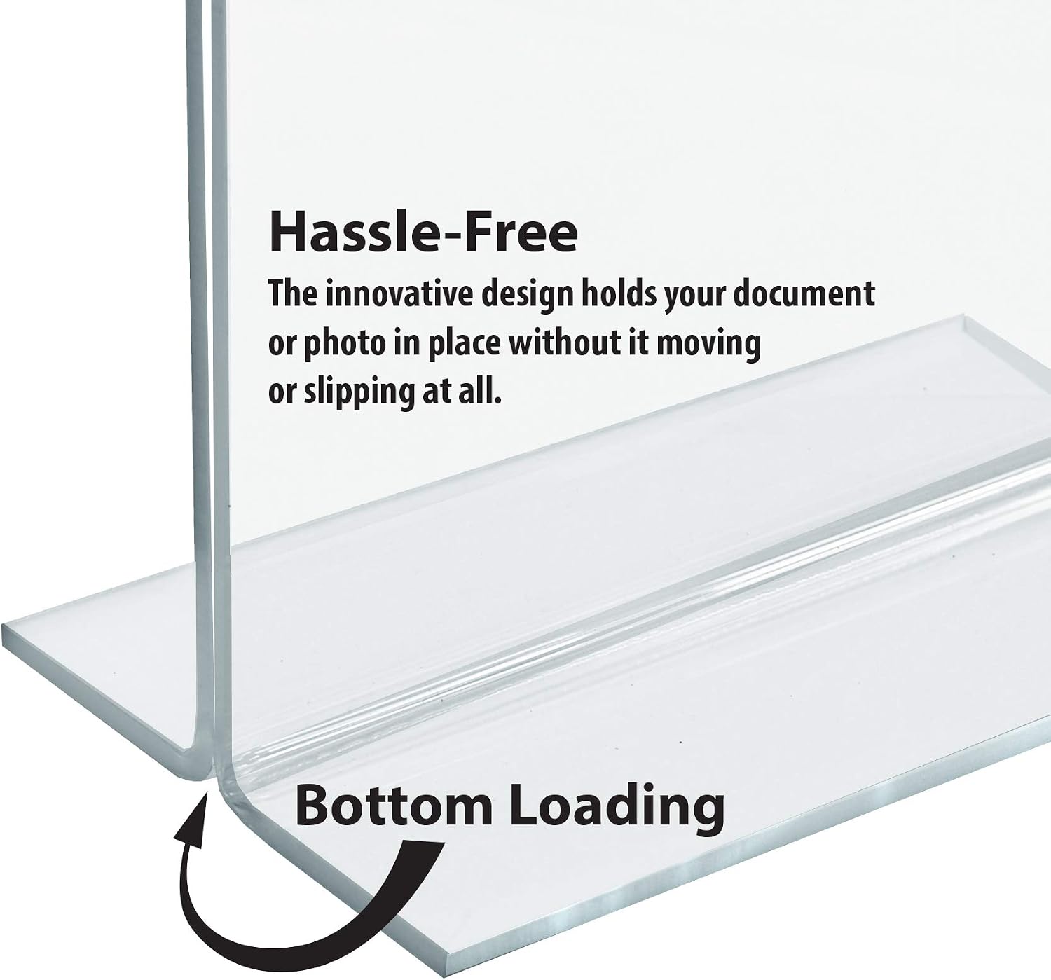 4-Inch by 6-Inch Vertical Double-Sided Stand Up Sign Holder, 10 Count - Image 4