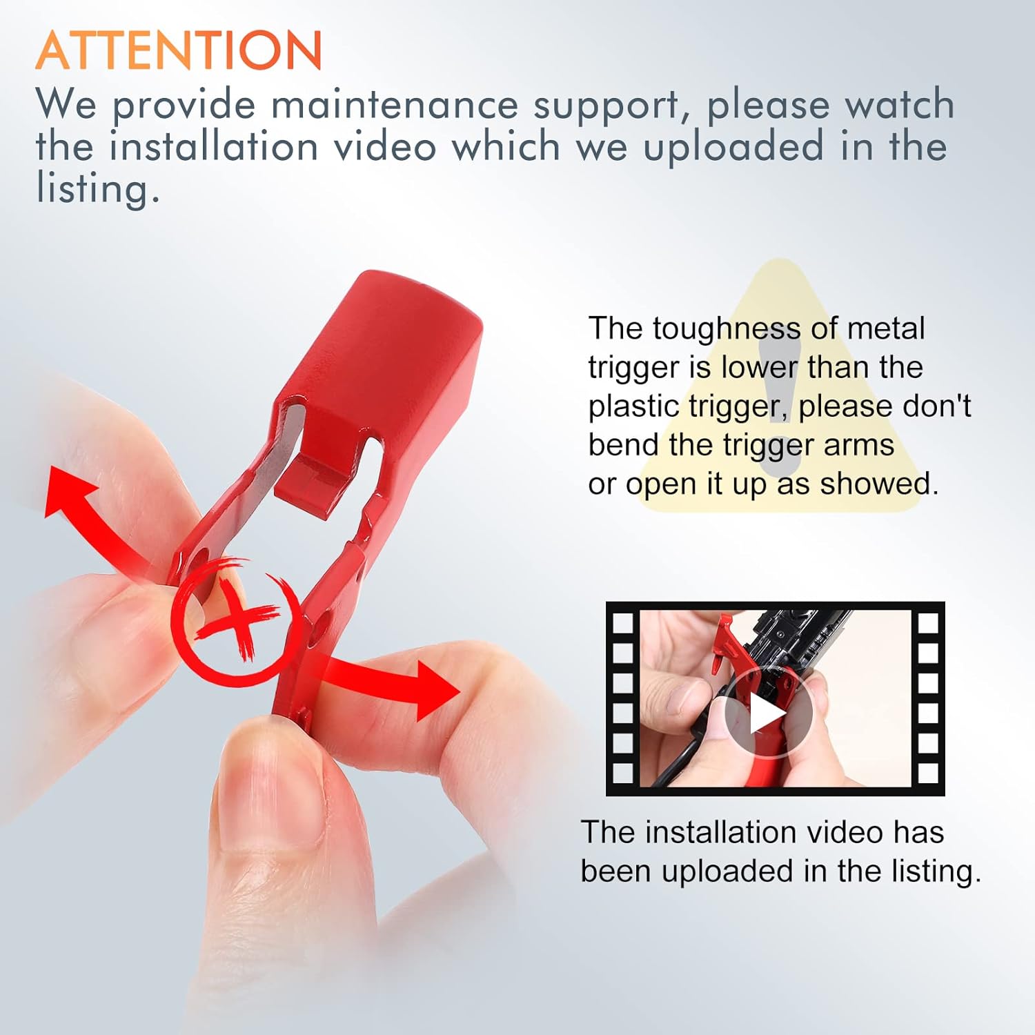 Upgraded Metal Trigger Switch Replacement for Dyson V10 V11 SV12 SV14 Vacuum - Image 2