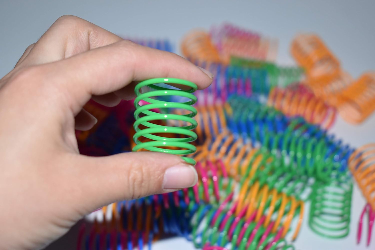 Cat Spring Toys- 60Pack Colorful Coils for Kittens Creative Supplies Spiral - Image 3