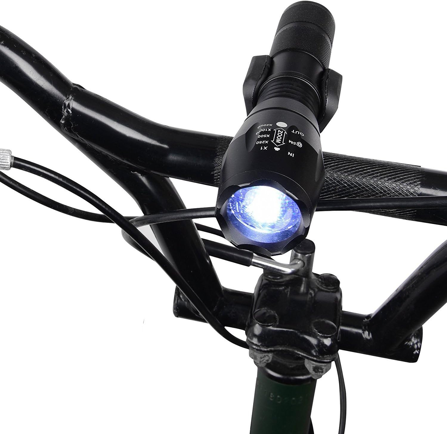 LED Tactical Flashlight T6 Adjustable Light Lamp with 5 Modes, Water Resistant - Image 8