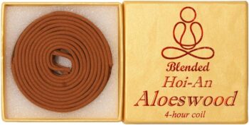 Blended Hoi-an Aloeswood-12 Pieces 4-Hour Coil-100% Natural