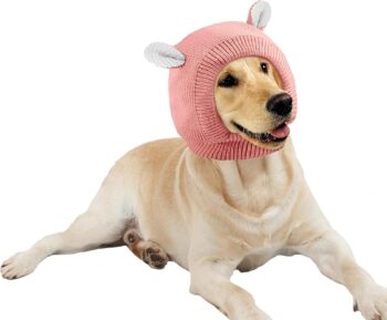 Pet Knitted Hat Winter Warm Dog Beanie Balaclava Thermal Headwear