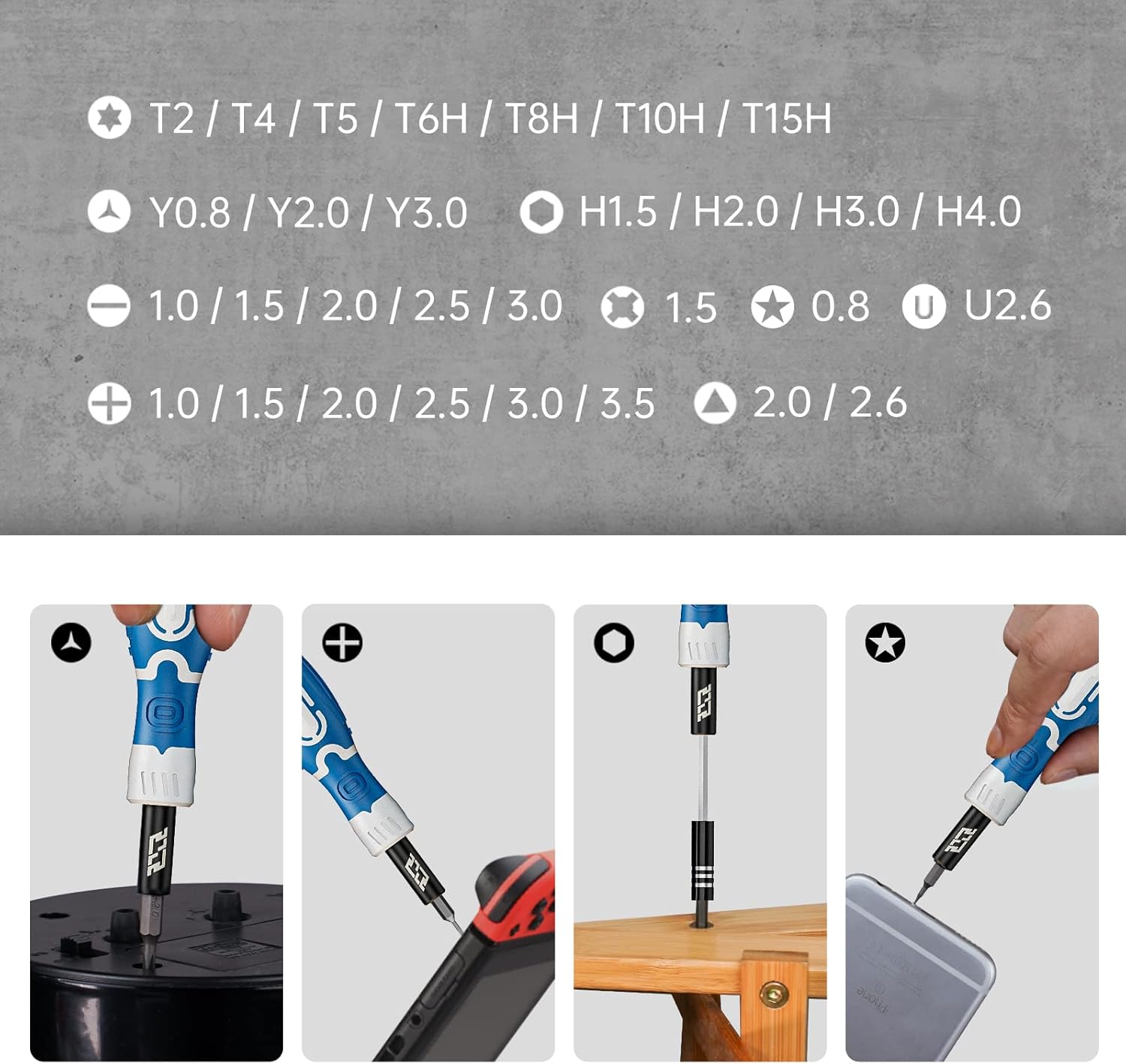 Small Precision Screwdriver Kit, 33 in 1 Professional Electronics Repair Tool - Image 4