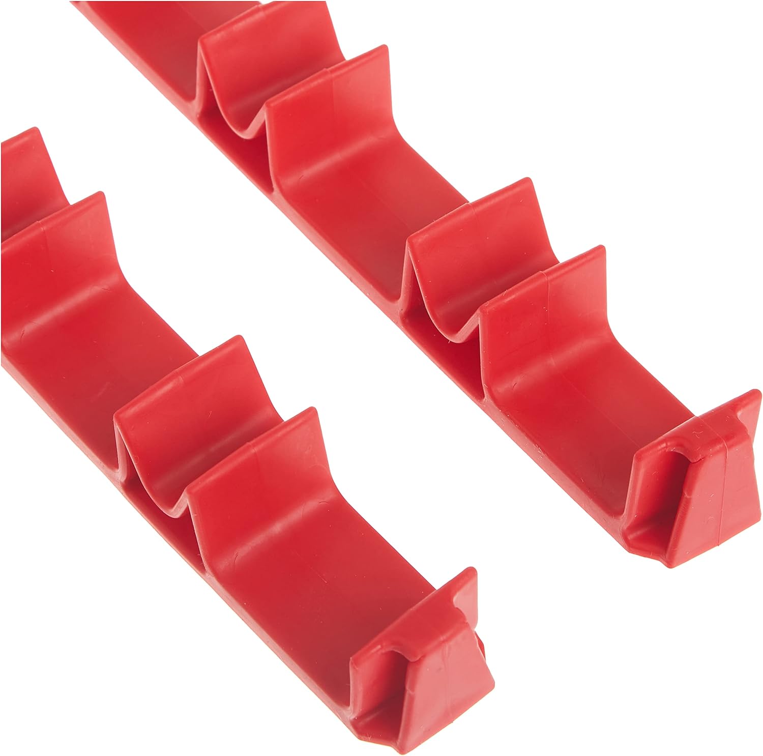 No-Slip Low-Profile Screwdriver Rail Set, 14 Tool, Red - Image 4
