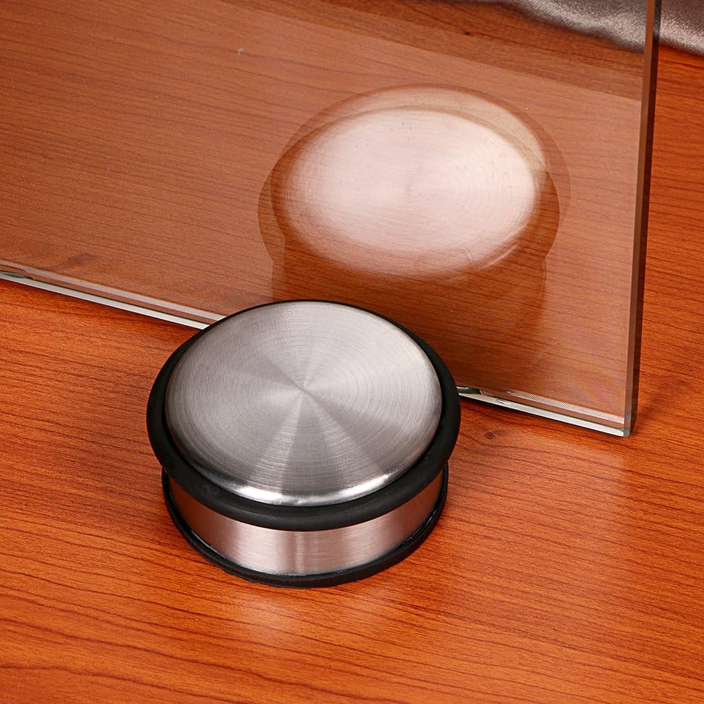 Heavy Duty Floor Door Stopper No Drill, Durability Stainless Steel Door Stops - Image 4