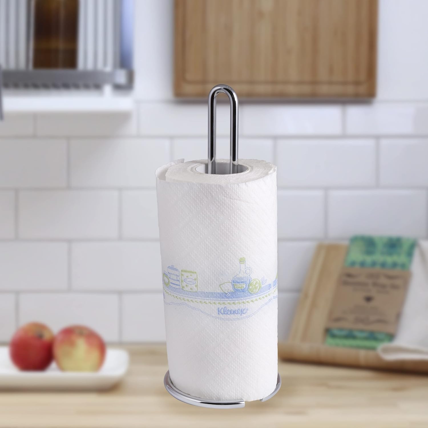 Heavy Duty Metal Paper Towel Holder Kitchen Towel Stand for Kitchen Countertop - Image 2